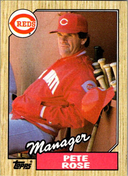 1987 Topps #393 Pete Rose