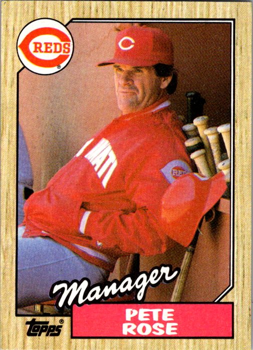 1987 Topps #393 Pete Rose
