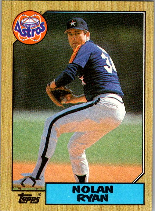 1987 Topps #757 Nolan Ryan