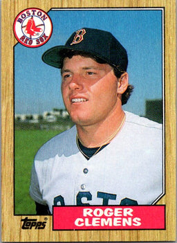 1987 Topps #340 Roger Clemens
