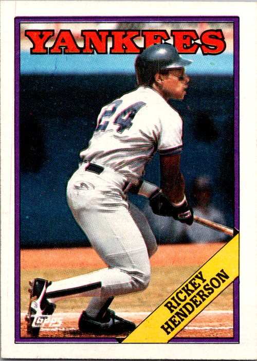 1988 Topps #60 Rickey Henderson