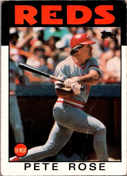 1986 Topps #1 Pete Rose