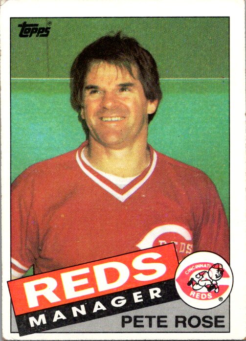 1985 Topps #547 Pete Rose
